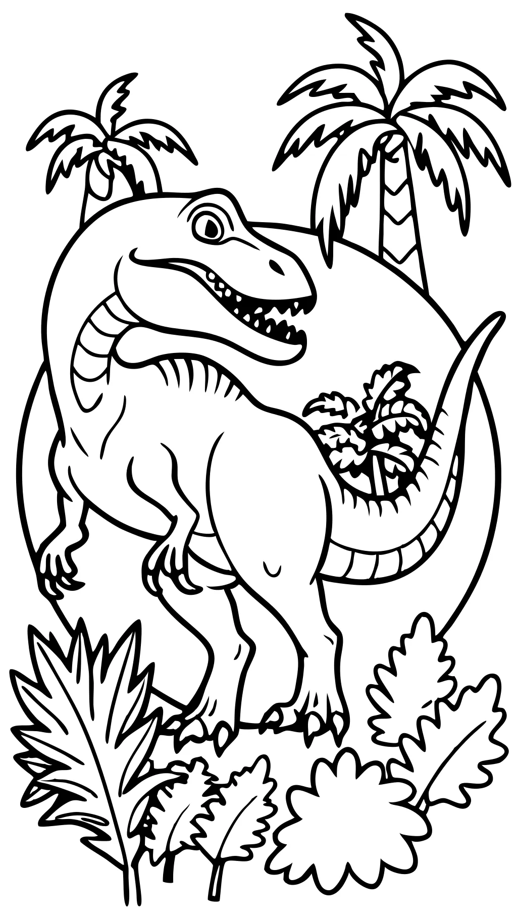 Página de color de Indominus Rex